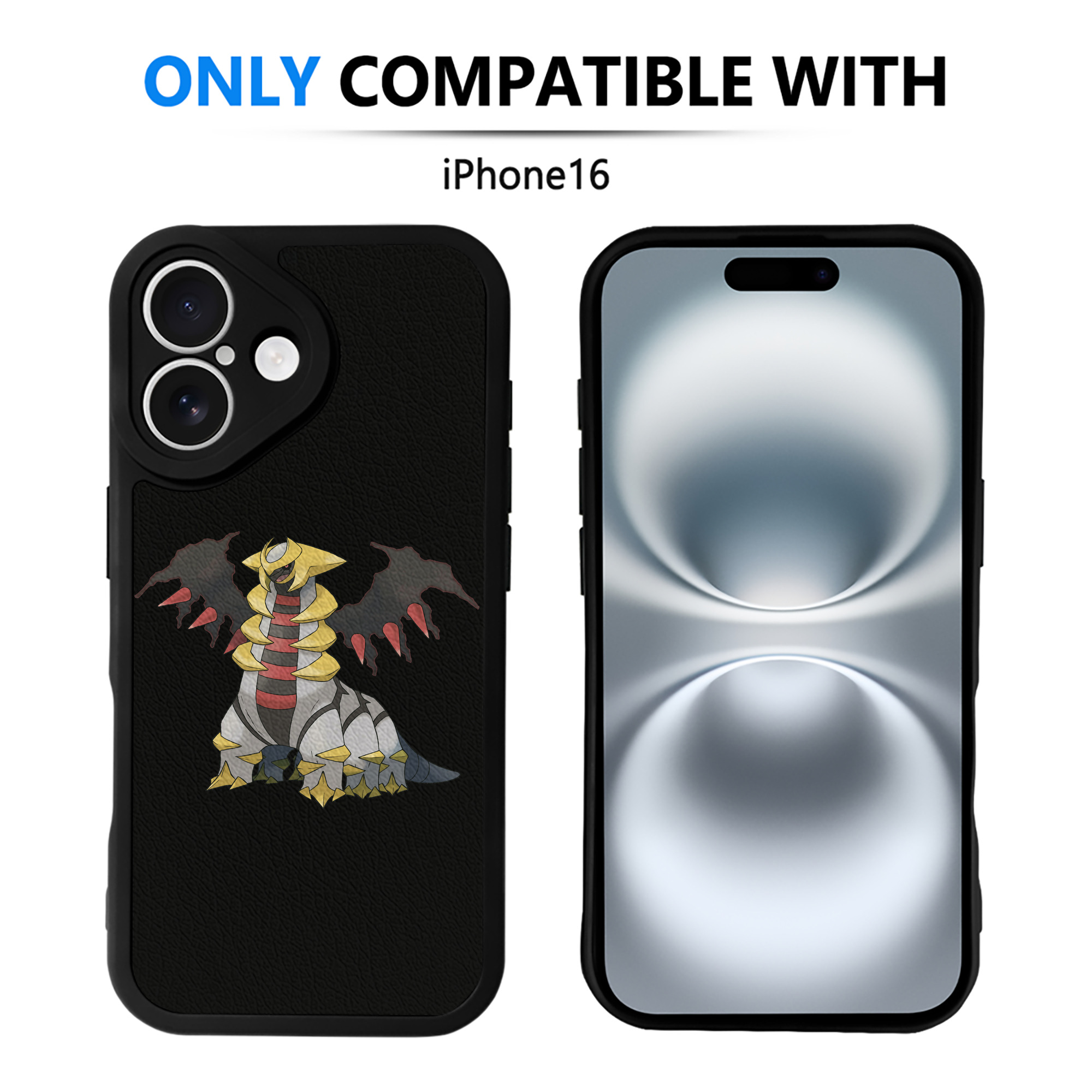 （画像用） ポケットモンスター Pokémon 【iPhone 16シリーズ対応】シリコンスマホケース（レザー調） 材質：シリコン